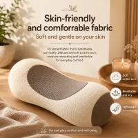 Close view of the HuskRest knitted cover fabric